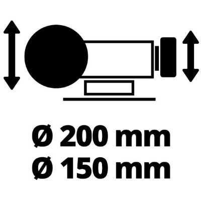 Einhell Верстат точильний TC-WD 200/150, 250 Вт