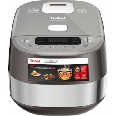Мультиварка Tefal Expert Cook Induction, 1200Вт, чаша-5л, електронне керув., пластик, сірий
