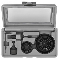 Коронки по дереву Bosch Professional 22,25,29,35,38,44,51, 68мм, 2 адаптери, кейс 11шт Коронки по дереву Bosch Professional 22,25,29,35,38,44,51, 68мм, 2 адаптери, кейс 11шт