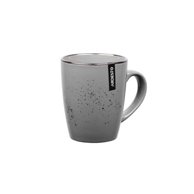Чашка ARDESTO Bagheria Grey, 360мл, кераміка, сірий Чашка ARDESTO Bagheria Grey, 360мл, кераміка, сірий