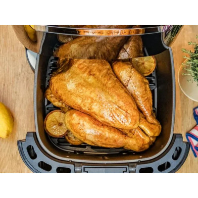 Мультипіч Tefal EasyFry&Grill XXL, 1830Вт, чаша-6.5л, сенсорне керув., 8 програм, пластик, чорно-синій Мультипіч Tefal EasyFry&Grill XXL, 1830Вт, чаша-6.5л, сенсорне керув., 8 програм, пластик, чорно-синій