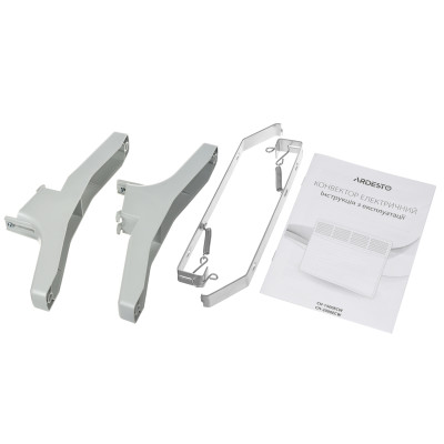 Конвектор электрический ARDESTO 1500 Вт, 15 м2, закрытый нагревательный элемент, LED-дисплей, IP 24, электронное управление, недельный программист, белый [CH-1500ECW]