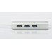 Digitus 3-разъемный хаб USB 3.0 и сетевой адаптер Gigabit
