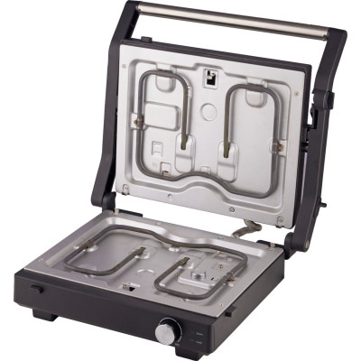 Гриль Gorenje прижимний 2000Вт, темп. режимів-7, з`ємні пластини, розкриття на 180°, метал, чорний Гриль Gorenje прижимний 2000Вт, темп. режимів-7, з`ємні пластини, розкриття на 180°, метал, чорний