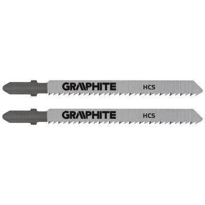 Полотно для електролобзика GRAPHITE, 8TPI, хвостовик T, Laser Tec,, набір 2шт Полотно для електролобзика GRAPHITE, 8TPI, хвостовик T, Laser Tec,, набір 2шт