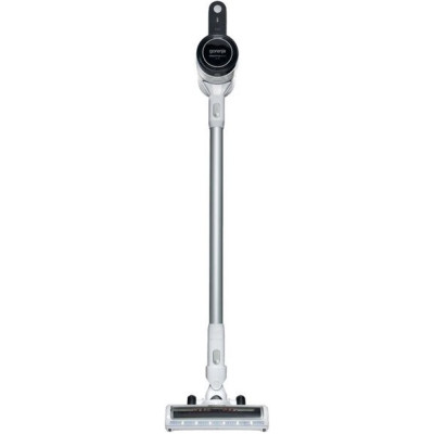 Пылесос Gorenje беспроводной, 121Вт, контр пыль -0,5л, автон. работа до 45мин, вес-2,5кг, НЕРА, 2насадки, белый (SVC216FMLW) Пылесос Gorenje беспроводной, 121Вт, контр пыль -0,5л, автон. работа до 45мин, вес-2,5кг, НЕРА, 2насадки, белый (SVC216FMLW)