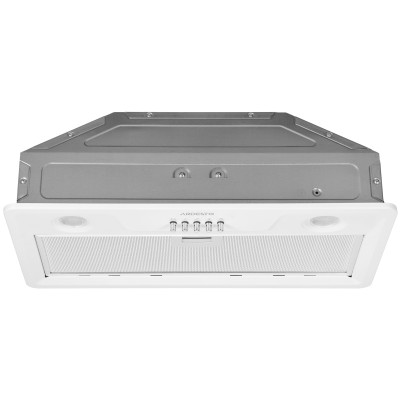 Витяжка Ardesto вбудована, 52см, 450м3ч, метал, 2х1Вт LED, кнопкове, білий