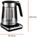 Електрочайник Russell Hobbs Attentiv Kettle, 1.7л, Strix, скло, база зі сховищем для шнура, сірий