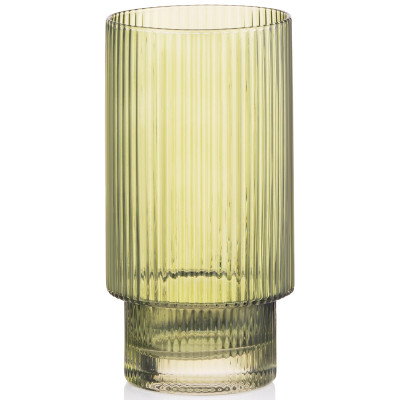 Набір склянок високих ARDESTO 380мл, 2шт, скло, зелений Набір склянок високих ARDESTO 380мл, 2шт, скло, зелений