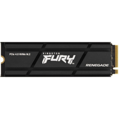 Накопитель SSD 1TB Kingston Fury Renegade with Heatsink M.2 2280 PCIe 4.0 x4 NVMe 3D TLC (SFYRSK/1000G)