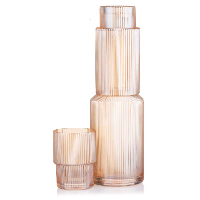 ARDESTO Набір склянок низьких 200мл, 2шт, скло, золотистий ARDESTO Набір склянок низьких 200мл, 2шт, скло, золотистий