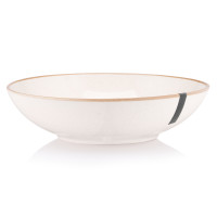 ARDESTO Тарілка супова Apulia, 820мл, 20.8см, кераміка, кремовий