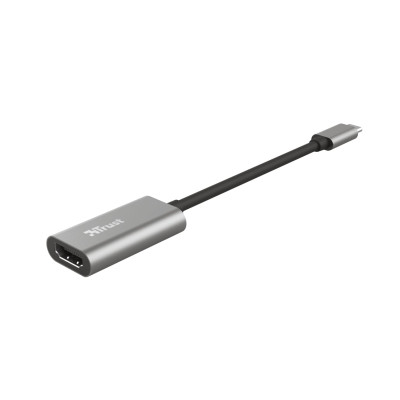 Адаптер Trust Dalyx USB-C > HDMI, 0.2м, Алюминий, черный (23774_TRUST)