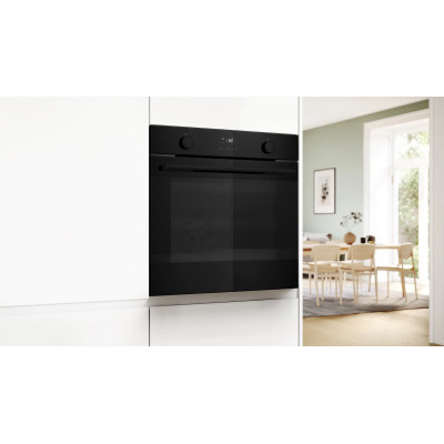 Духова шафа Bosch електрична, 76л, A, дисплей, конвекція, телескопічні направляючі, чорний Духова шафа Bosch електрична, 76л, A, дисплей, конвекція, телескопічні направляючі, чорний