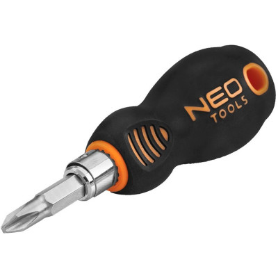 Викрутка Neo Tools двостороння біта, SL6,PH2, сталь CrMo Викрутка Neo Tools двостороння біта, SL6,PH2, сталь CrMo