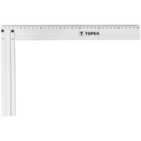 Кутник будівельний TOPEX, алюмінієвий, 350x190мм Кутник будівельний TOPEX, алюмінієвий, 350x190мм