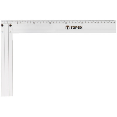 Topex Кутник будівельний, алюмінієвий, 350x190мм Topex Кутник будівельний, алюмінієвий, 350x190мм