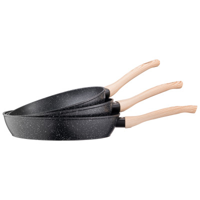 ARDESTO Сковорідка Midori 26 см, чорний мармур, алюміній ARDESTO Сковорідка Midori 26 см, чорний мармур, алюміній