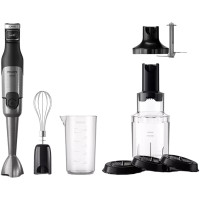 Philips Блендер заглибний Series 5000, 1200Вт, 4в1, чопер XL, спіралайзер, чорний