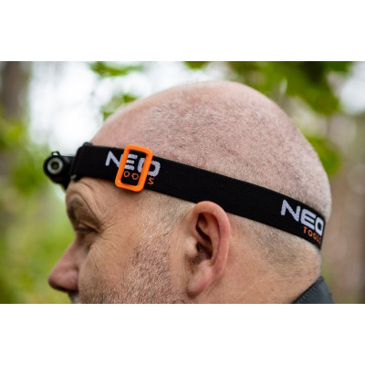 Neo Tools Ліхтар налобний акумуляторний, 700мА•год, 600лм, 6Вт, 4 функції освітлення, IPX4 Neo Tools Ліхтар налобний акумуляторний, 700мА•год, 600лм, 6Вт, 4 функції освітлення, IPX4