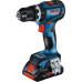 Шурупокрут-дриль акумуляторний Bosch Professional GSB 18V-90 C 18В 2х4А·год 36·64Нм 0-630·0-2100об/хв 1.2кг