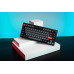 Клавіатура механічна Lemokey  P1 Pro 84Key, Keychron Super Red, WL/BT/USB-A, QMK/VIA, Hot-Swap, EN/UKR, RGB,  Knob, Carbon Black