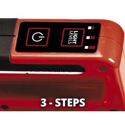 Прожектор Einhell TE-CL 18/2000 LiAC - Solo акум., PXC, 2000 лм, 18В, 5700 К, 20 LED, 18/220 В, 1.23 кг (без АКБ и ЗП