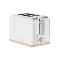 ARDESTO Тостер T-F420WWD, 800Вт, метал, 2 слоти, білий ARDESTO Тостер T-F420WWD, 800Вт, метал, 2 слоти, білий