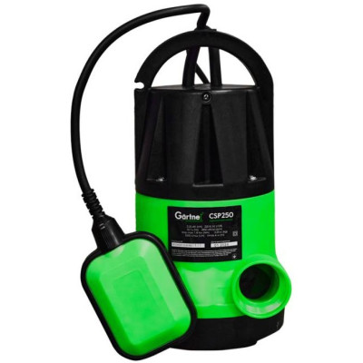 Насос дренажний Gartner CSP250, 250Вт, 5500л/год, висота 7м, 3.25кг Насос дренажний Gartner CSP250, 250Вт, 5500л/год, висота 7м, 3.25кг