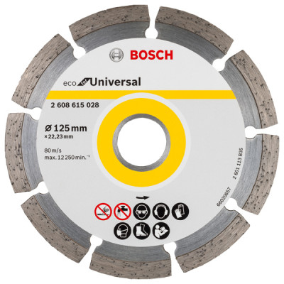 Диск алмазний Bosch Professional Eco Універсальний 125х22.23мм
