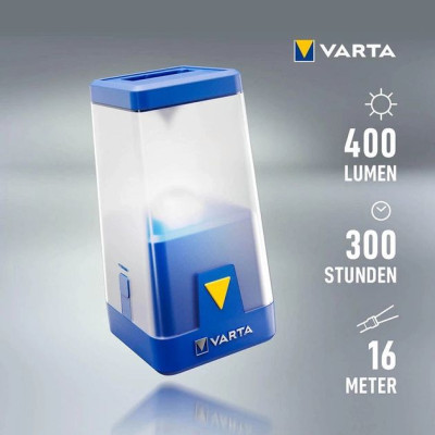 VARTA Ліхтар кемпінговий Ambiance L20, IP54, до 400 люмен, до 300 годин роботи, 6хАА VARTA Ліхтар кемпінговий Ambiance L20, IP54, до 400 люмен, до 300 годин роботи, 6хАА