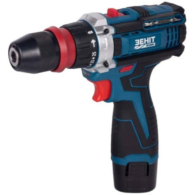 Шурупокрут-дриль акумуляторний Зеніт Профі ЗПША-12/20 DFR 12В 2х2А·год 25Нм 350·1500об/хв 1кг Шурупокрут-дриль акумуляторний Зеніт Профі ЗПША-12/20 DFR 12В 2х2А·год 25Нм 350·1500об/хв 1кг