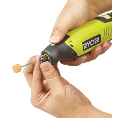 Шлифмашина прямая Ryobi EHT150V 150Вт 10000-35000об/мин кейс комплект 115 принадлежностей (5133000754)