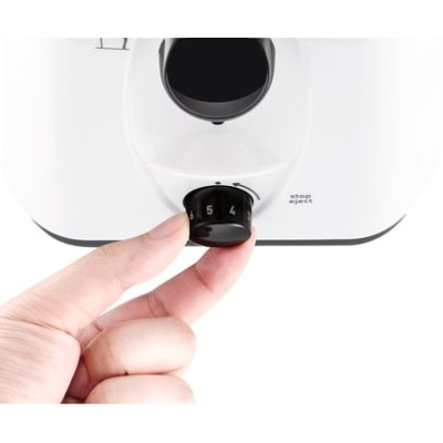 Тостер Tefal Delfini 850Вт, пластик, біло-чорний