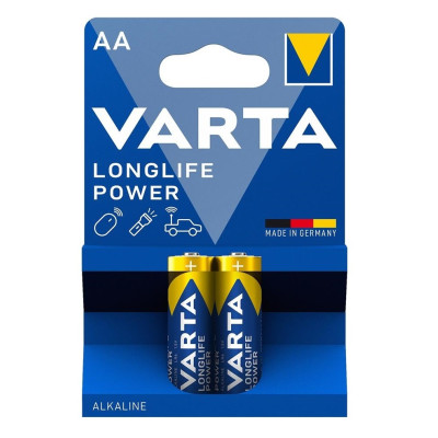 Батарейка Varta Longlife Power лужна AA блістер, 2 шт