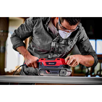 Шліфмашина стрічкова Einhell TE-BS 850E 850Вт 75х533мм кабель 3м 3.33кг