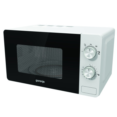 Микроволновая печь Gorenje, 17л, механическое управление, 700Вт, белая