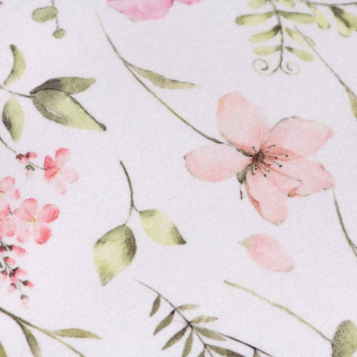 Килимок для сушіння посуду ARDESTO Spring flowers 38x51см, 100% поліестер, білий