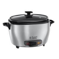 Рисоварка Russell Hobbs MaxiCook, 1000Вт, чаша-5л, электронное управление, нержавеющая сталь, черный (23570-56)