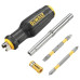 Викрутки DeWALT FULL FIT 6 Way, з бітами 2 шт, руків'я двокомпонентне, 75мм шт, SL, PH Викрутки DeWALT FULL FIT 6 Way, з бітами 2 шт, руків'я двокомпонентне, 75мм шт, SL, PH