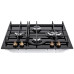 Варильна поверхня Electrolux газова на склі Rococo, 60см, чавун, чорний