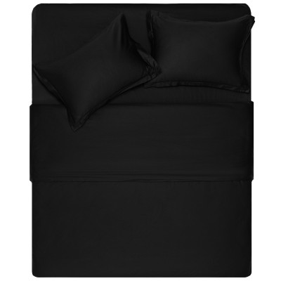 Підковдра ARDESTO Mix&Match Premium, 200х220см, 100% бавовна, сатин, чорний