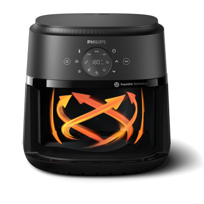 Philips Мультипіч Ovi Series 2000 1700Вт, чаша-6.2л, сенсорне управл., 13 авто. программ, пластик, чорний