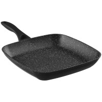 Сковорода гриль ARDESTO Gemini Gussola, 28см, алюміній, чорний Сковорода гриль ARDESTO Gemini Gussola, 28см, алюміній, чорний