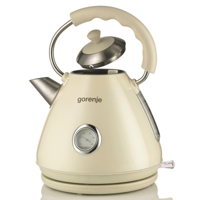 Электрочайник Gorenje 1.7л, пластик, бежевый (K17CLI)