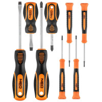 Викрутки Neo Tools набір 8шт, SL,PH, сталь CrV Викрутки Neo Tools набір 8шт, SL,PH, сталь CrV