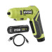 Отвертка аккумуляторная Ryobi USB Lithium RSDP4-120G 4V 1x2A-ч 5Nm 200rpm вращающаяся рукоятка 0.35kg