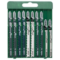 Полотно пиляльне для електролобзика Bosch по дереву, набір 10шт Полотно пиляльне для електролобзика Bosch по дереву, набір 10шт