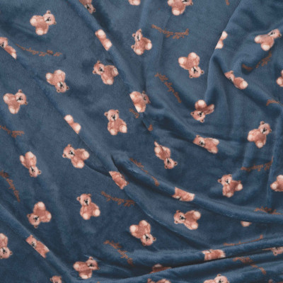 Плед ARDESTO Flannel 160х200см, 100% поліестер, плюшеві ведмедики