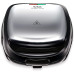 Мультимейкер Tefal Snack Time 3in1 700Вт, тефлон, 2 пластини, корпус-метал, чорно-сірий